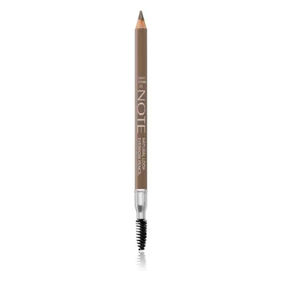 Note Cosmetique Natural Look szemöldök ceruza kefével 02 Light Brown 1,08 g