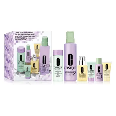 Clinique Holiday 3-Step Skincare Set For Dry Skin ajándékszett száraz bőrre