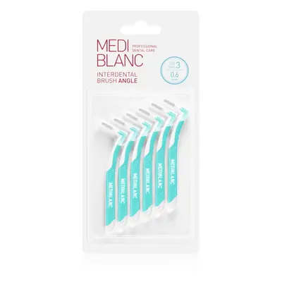 MEDIBLANC Interdental Pick-brush Angle fogközi fogkefe 6 db 0,6 mm Blue 6 db