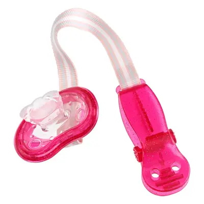 Curaprox Baby Dummy Holder cumitartó csipesz Pink 1 db