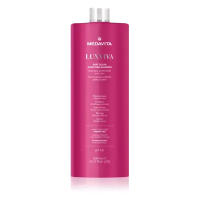 Medavita LUXVIVA Post Color Acidifying hidratáló sampon festett hajra 1250 ml