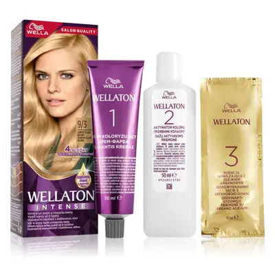 Wella Wellaton Intense tartós hajfesték Argán olajjal árnyalat 9/3 Gold Blonde 1 db