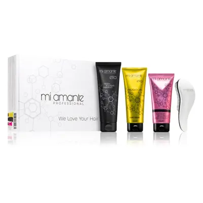 Mi Amante Professional Glamour Keratin Set ajándékszett a fénylő és selymes hajért 4 db