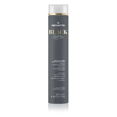 Medavita Black Blondie Extra Cool Blonde sampon a sárga tónusok neutralizálására hajra 250 ml