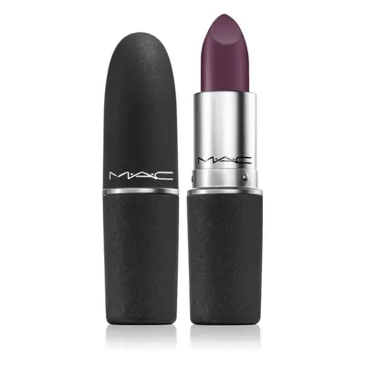 MAC Cosmetics Matte Lipstick rúzs matt hatással árnyalat Smoked Purple 3 g