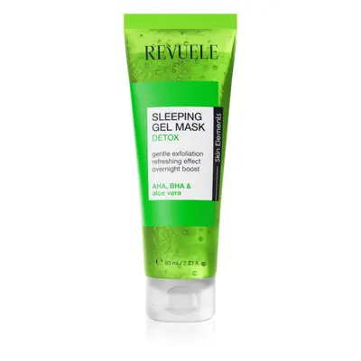 Revuele Sleeping Gel Mask Detox méregtelenítő arcmaszk éjszakára 80 ml