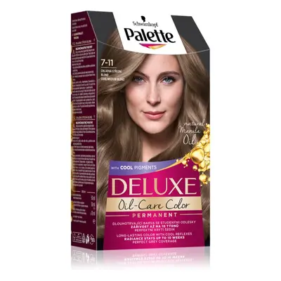 Schwarzkopf Palette Deluxe tartós hajfesték árnyalat 7-11 Cool Medium Blond 1 db