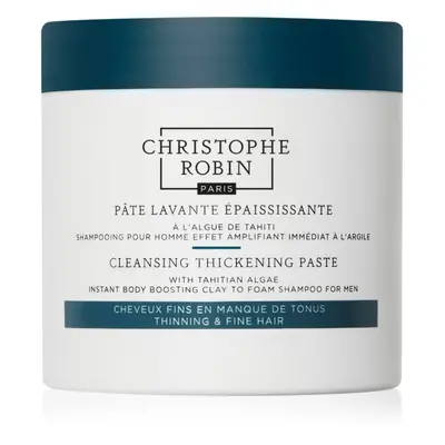 Christophe Robin Cleansing Thickening Paste with Tahitian Algae hámlasztó sampon vékony szálú, h