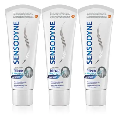 Sensodyne Repair & Protect Whitening fehérítő fogkrém érzékeny fogakra 3x75 ml