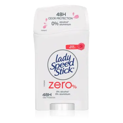 Lady Speed Stick Zero Fresh Rose Petals alumínium sótól mentes dezodor 40 g