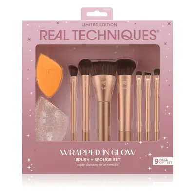 Real Techniques Wrapped In Glow Brush + Sponge Set ecset szett