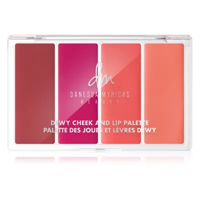 Danessa Myricks Beauty Dewy Cheek & Lip Palette multifunkciós arc paletta az arcra árnyalat Dew 