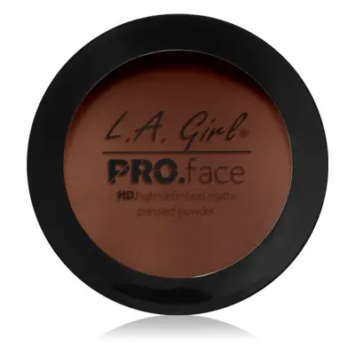 L.A. Girl Cosmetics PRO. Face HD kompakt púder matt hatással árnyalat Cocoa 7 g