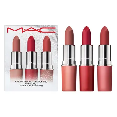 MAC Cosmetics Holiday Hail To The Chic! Lipstick Trio ajándékszett az ajkakra