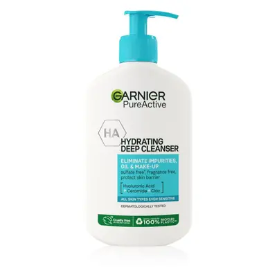 Garnier Pure Active hidratáló tisztító gél a bőr tökéletlenségei ellen 250 ml