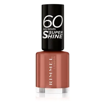 Rimmel 60 Seconds Super Shine körömlakk árnyalat 130 Caramel Candy 8 ml