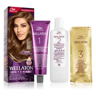 Wella Wellaton Intense tartós hajfesték Argán olajjal árnyalat 7/17 Frosted Chocolate 1 db