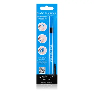 Nails Inc. Mani Marker díszítő körömlakk applikációs ceruza árnyalat Blue 3 ml