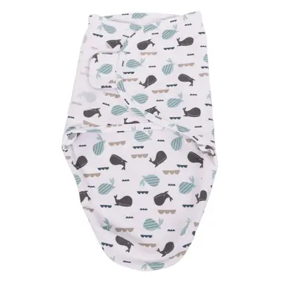 Bo Jungle B-Wrap Small Ocean Whales pólya 3,2-6,4kg 1 db