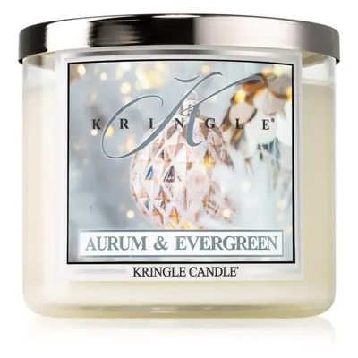 Kringle Candle Aurum & Evergreen illatgyertya 411 g