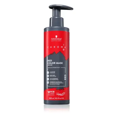 Schwarzkopf Professional Chroma ID Color Mask intenzív színező pakolás hajra árnyalat Red 300 ml