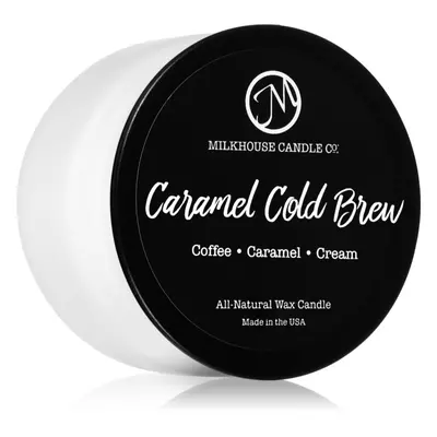 Milkhouse Candle Co. Creamery Caramel Cold Brew illatgyertya Traveler Tin 106 g