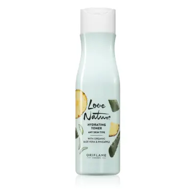 Oriflame Love Nature Organic Aloe Vera & Pineapple hidratáló víz arcra 150 ml