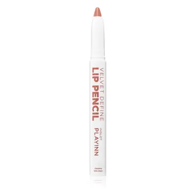 Inglot PlayInn Velvet Define Lip Pencil intenzív szájkontúrceruza árnyalat ROSE CHOCOLATE 63 1,6