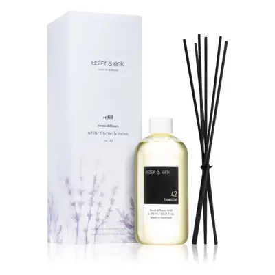 ester & erik room diffuser white thyme & moss (no. 42) Aroma diffúzor töltet 300 ml