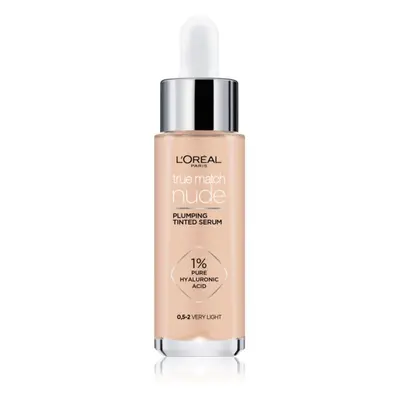 L’Oréal Paris True Match Nude Plumping Tinted Serum szérum egységesíti a bőrszín tónusait árnyal