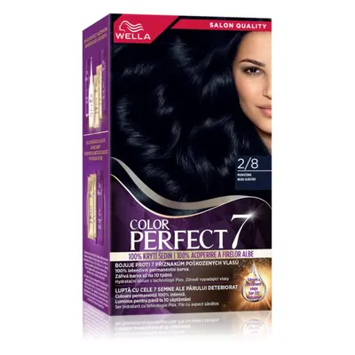 Wella Color Perfect hajfesték árnyalat 2/8 Blue Black 1 db