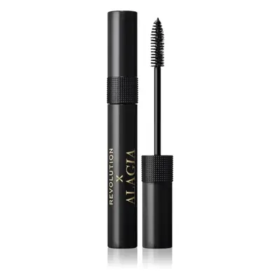 Makeup Revolution X Alagia Fill Fluffy dúsító és göndörítő szempillaspirál árnyalat Black 10 ml