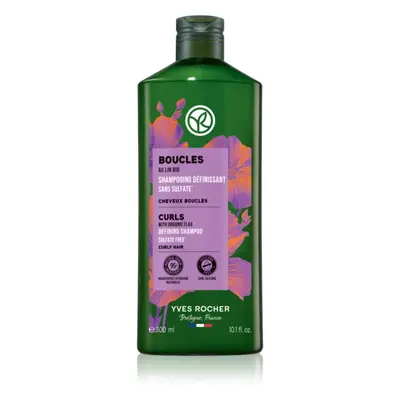 Yves Rocher Boucles sampon hullámos és göndör hajra with organic flax 300 ml