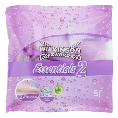 Wilkinson Sword Essentials 2 eldobható borotvák hölgyeknek 5 db