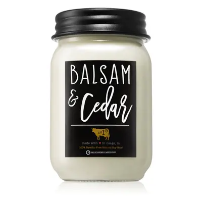 Milkhouse Candle Co. Farmhouse Balsam & Cedar illatgyertya Mason Jar 368 g