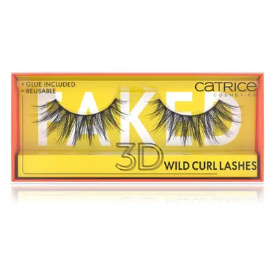 Catrice Faked műszempillák ragasztóval 3D Wild Curl 2 db