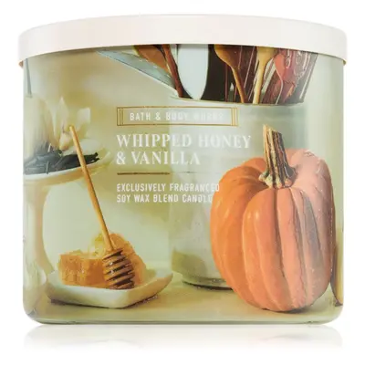 Bath & Body Works Whipped Honey & Vanilla illatgyertya 411 g