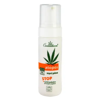 Cannaderm Atopos Cleansing foam tisztító hab 180 ml