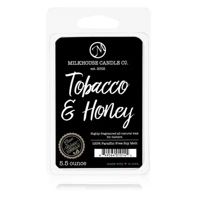 Milkhouse Candle Co. Creamery Tobacco & Honey illatos viasz aromalámpába 155 g