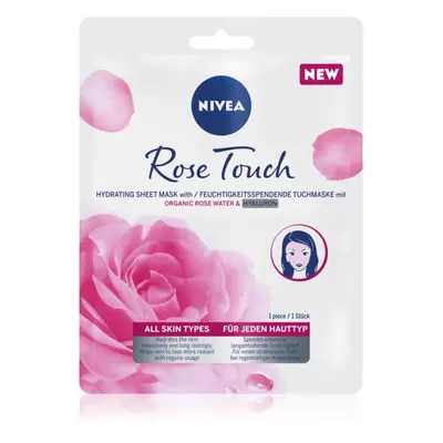 Nivea Rose Touch hidratáló gézmaszk 1 db