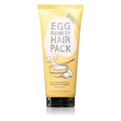 Too Cool For School Egg Remedy Hair Pack tápláló és hidratáló hajmaszk 200 g