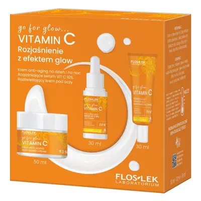 FlosLek Laboratorium Go For Glow Vitamin C ajándékszett az élénk bőrért