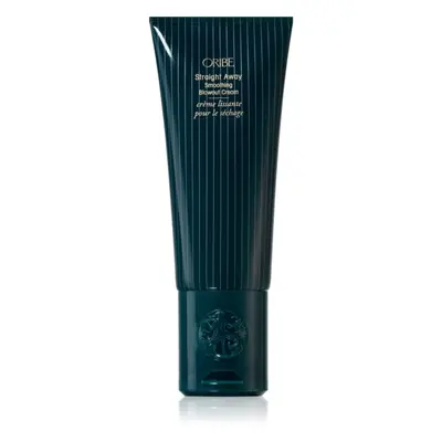 Oribe Straight Away Smoothing Blowout Cream hajformázó krém a hajformázáshoz, melyhez magas hőfo