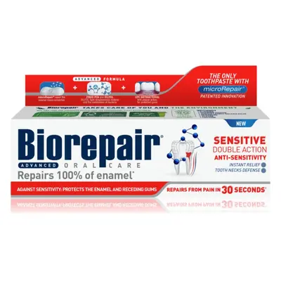 Biorepair Advanced Senitivity fogkrém érzékeny fogakra a fogak és a fogíny védelmére 75 ml