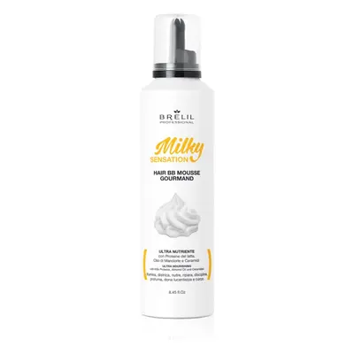 Brelil Professional Milky Sensation Hair BB Mousse hidratáló hab a rakoncátlan és töredezett haj