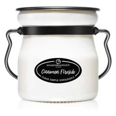 Milkhouse Candle Co. Creamery Cinnamon Fireside illatgyertya Cream Jar 142 g