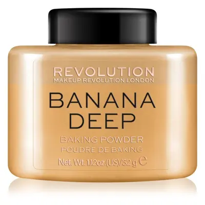 Makeup Revolution Baking Powder porpúder árnyalat Banana Deep 32 g