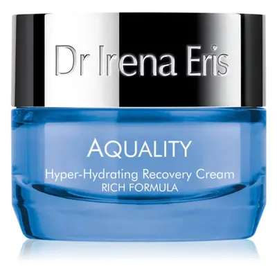 Dr Irena Eris Aquality Hyper-Hydrating Recovery Cream Rich Formula mélyen hidratáló krém regener