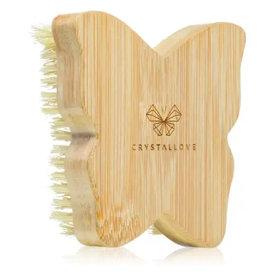 Crystallove Bamboo Butterfly Agave Body Brush masszázs kefe testre 1 db