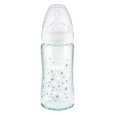 NUK First Choice + 240 ml cumisüveg üvegből hőmérséklet-figyeléssel 240 ml